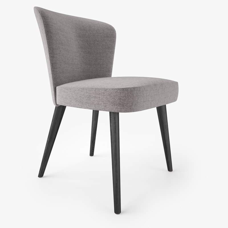 3d Minotti Aston Dining Chair Model Minotti Aston Dining Chair