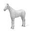 quarter horse 3d model