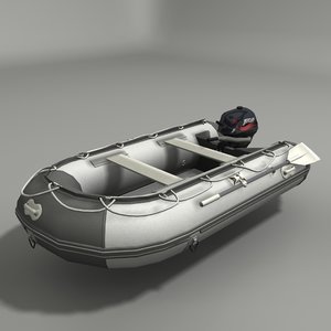 outboard engine 3d model