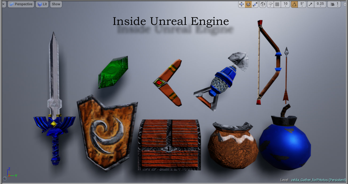 free obj model video games zelda