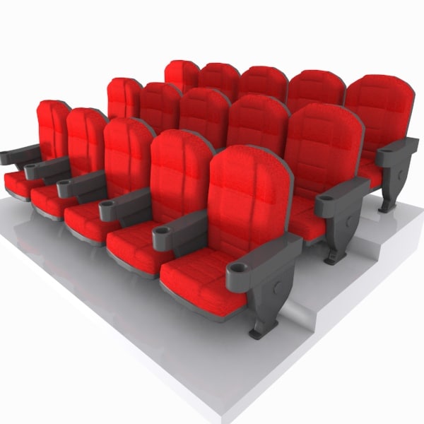 Theater Seat Toon Obj