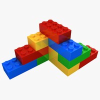 3ds max lego building blocks