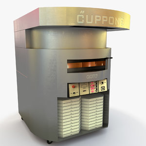cuppone pizza oven 3d model