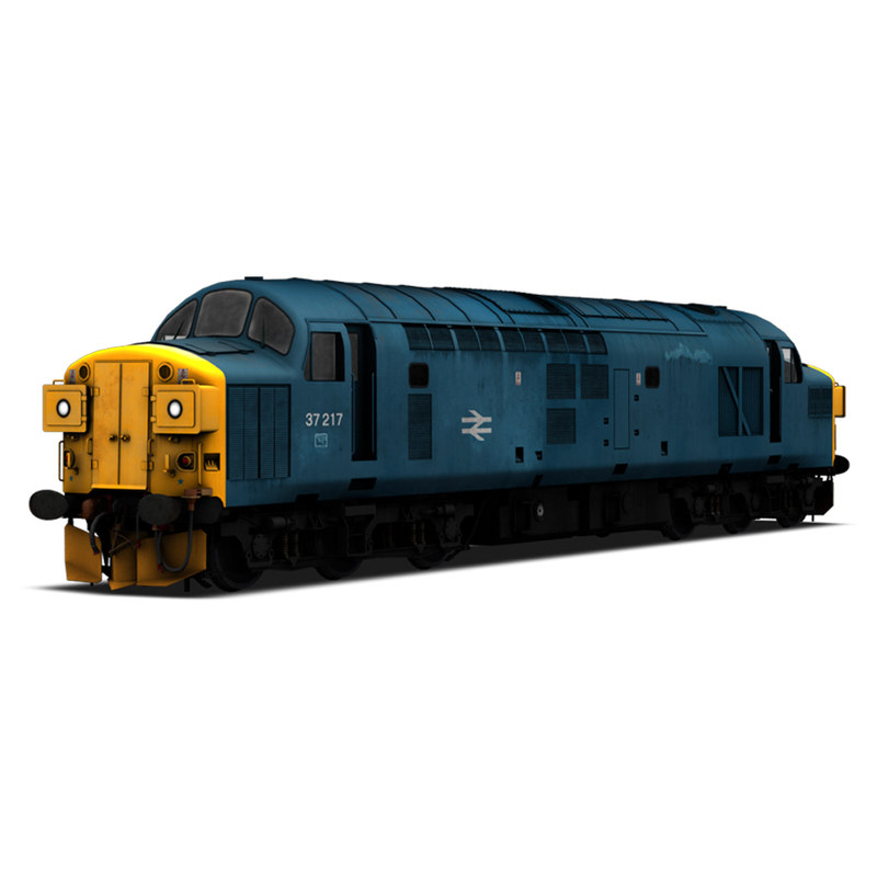 3d Class 37 Locomotive Model