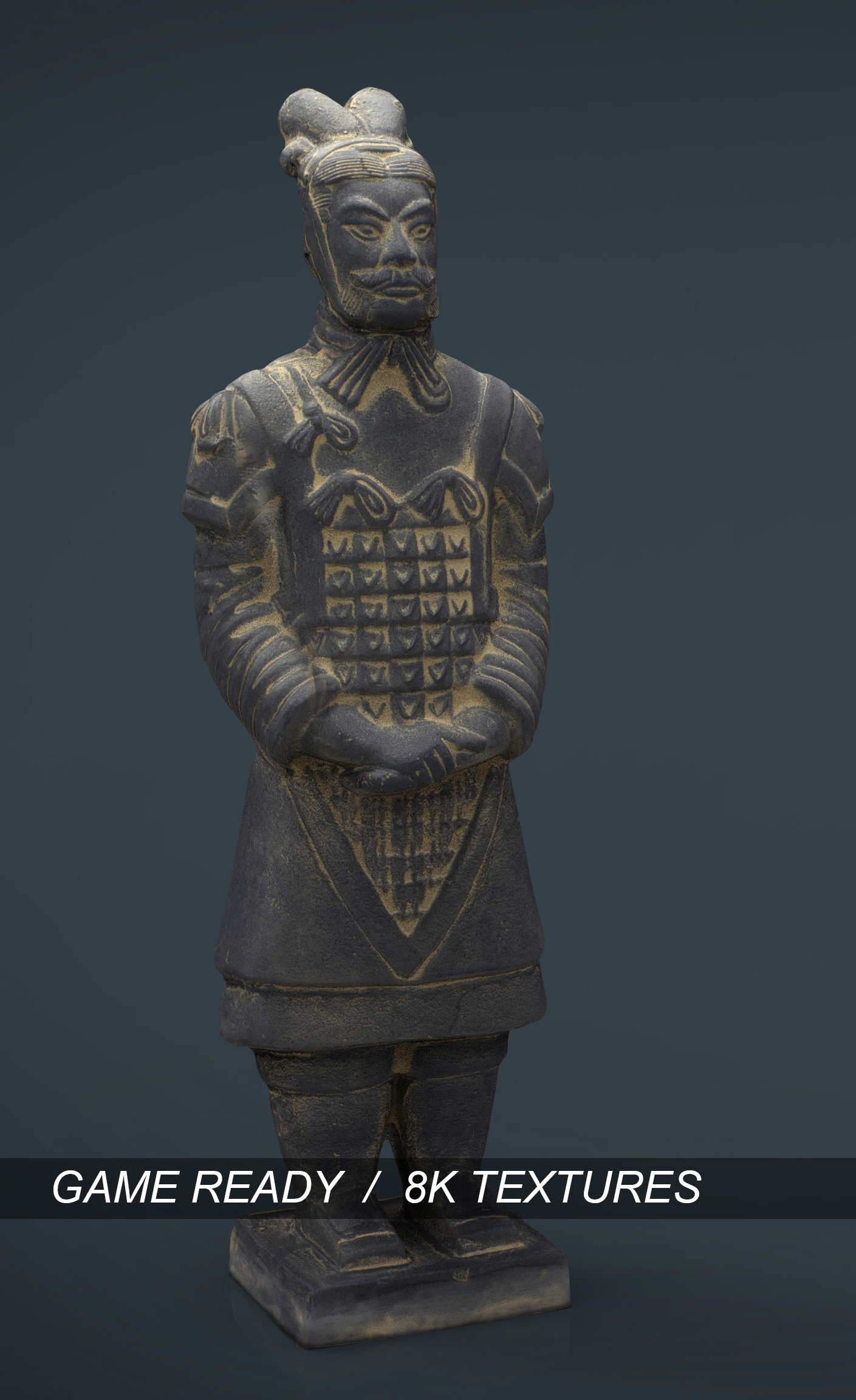 兵马俑收藏包3d模型