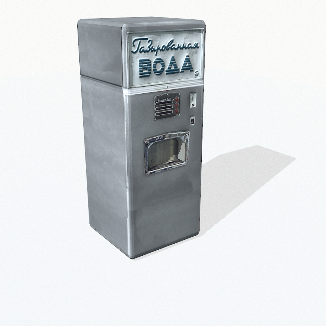 3d soviet soda machine