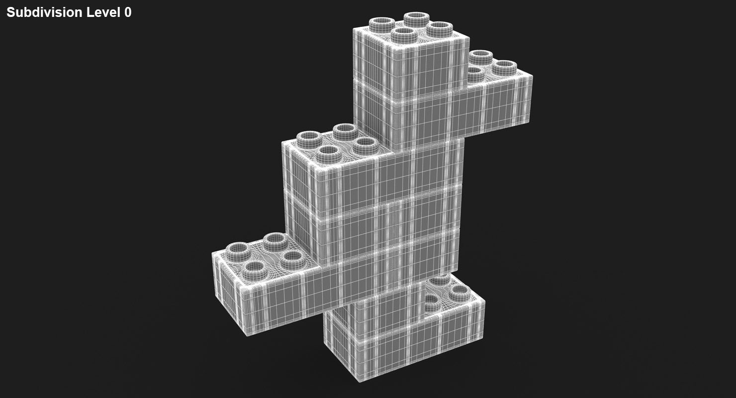 乐高积木2(形状2)3d模型