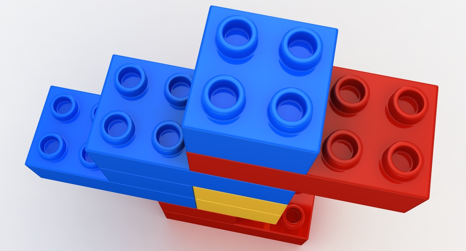 乐高积木2(形状2)3d模型