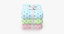 baby blankets 02 01 3d max