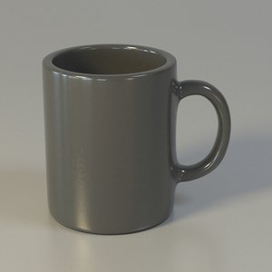 3d coffee cup