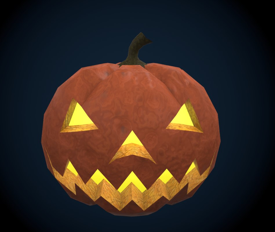 free halloween pumpkin 3d model