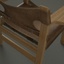 3d model mogensen spanish chair