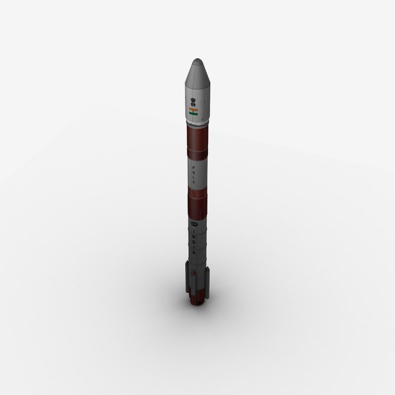 polar-satellite-launch-vehicle-3d-model