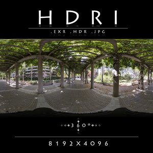 HDR1 PARK WITH CLIMBING PLANT