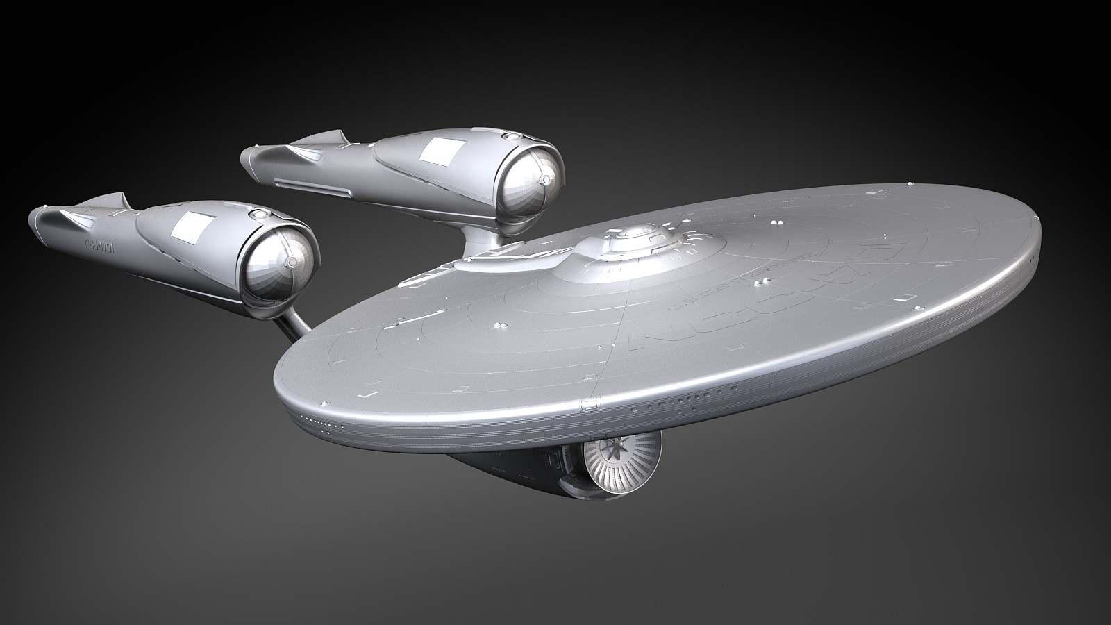 star trek enterprise 3d max