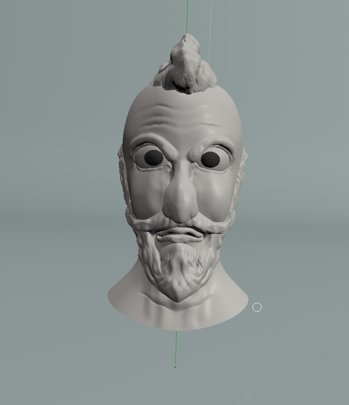 3d model of character face