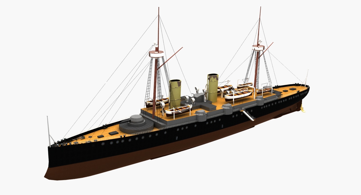 esmeralda ship 3d model