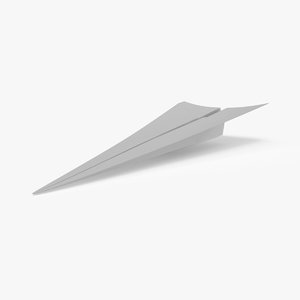 3d paper airplane