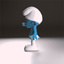 clumsy smurfs 3d model
