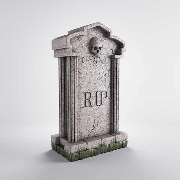 墓碑3d模型 Turbosquid