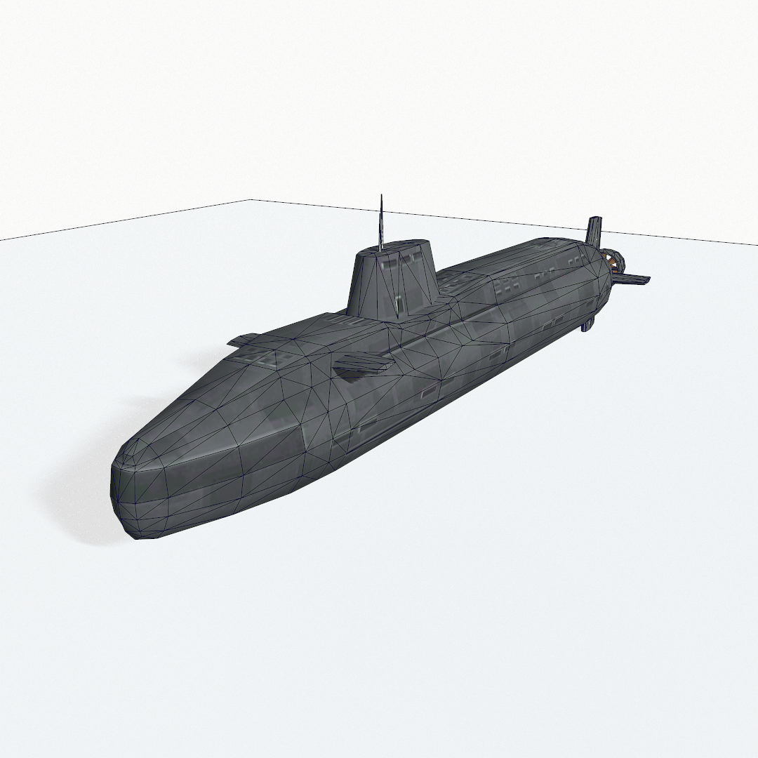 3d astute class submarines astuteclass model