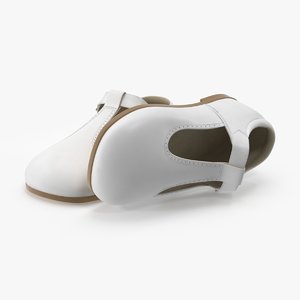 3d white shoes