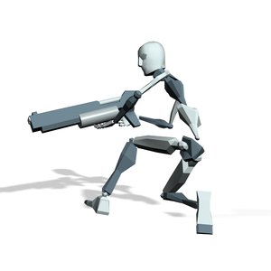 Soldier defend guard