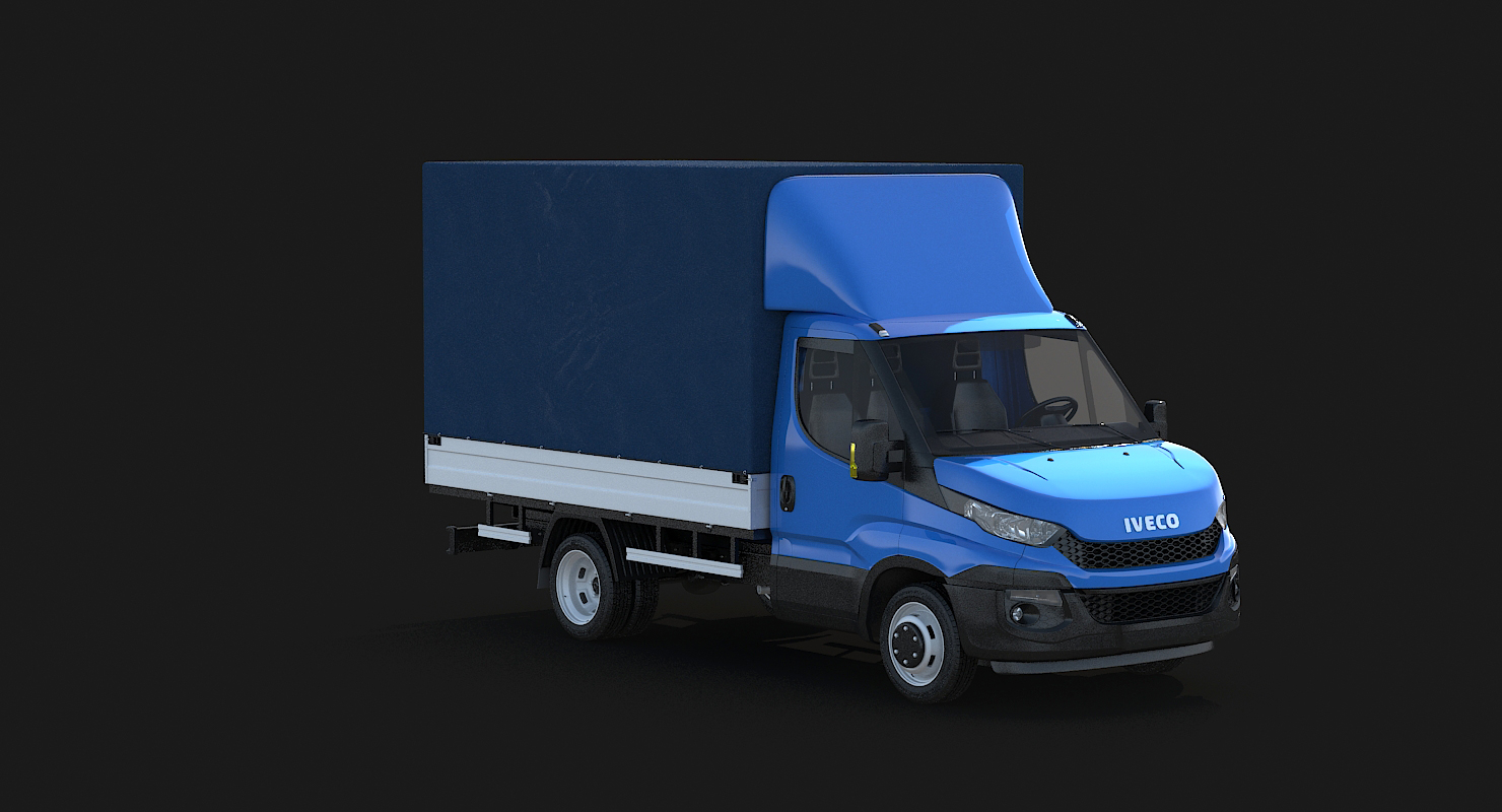 依维柯daily tilt cover3d模型