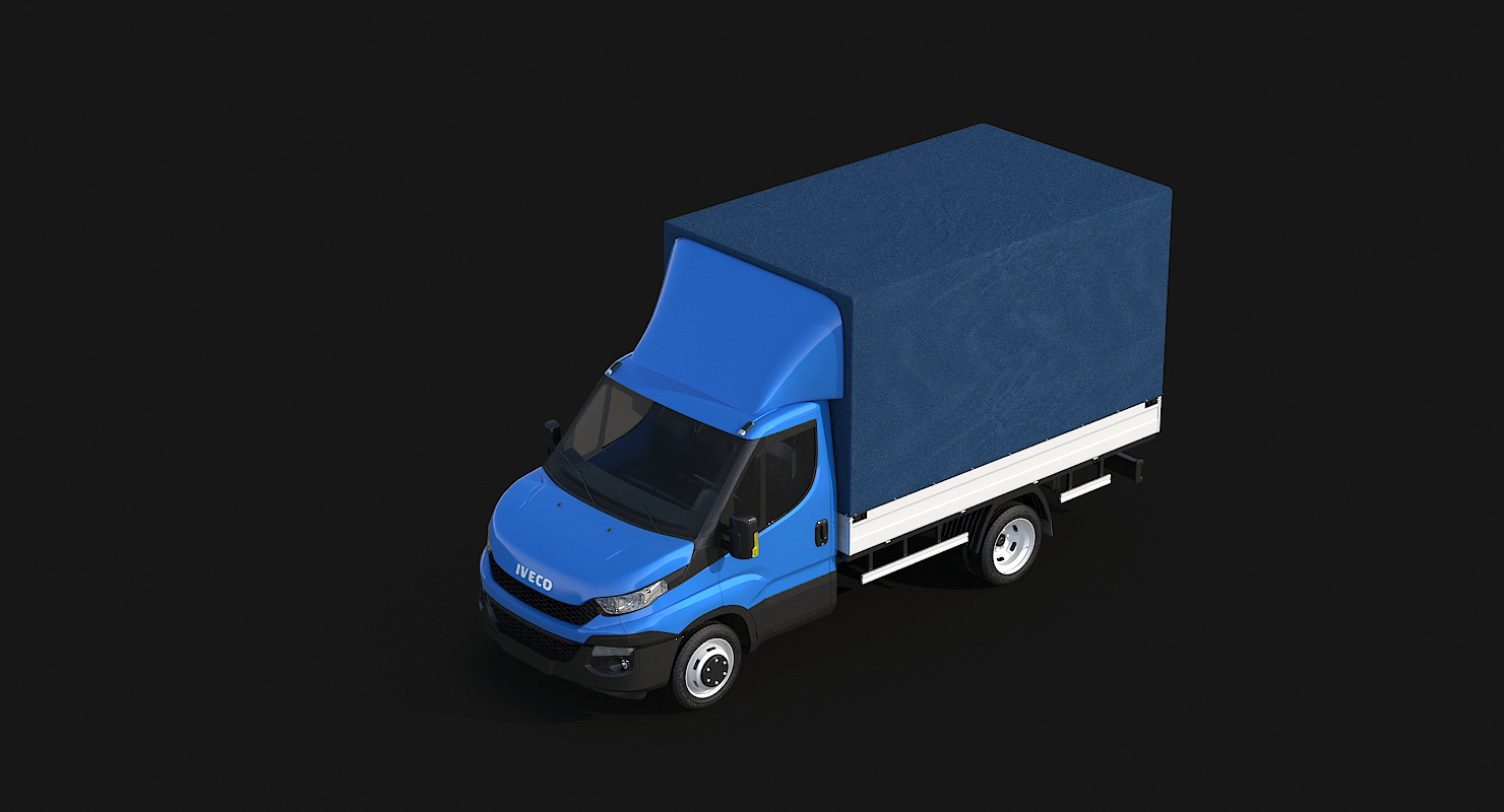 依维柯daily tilt cover3d模型