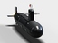 type093 nuclear submarine 3d max