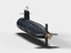 type093 nuclear submarine 3d max
