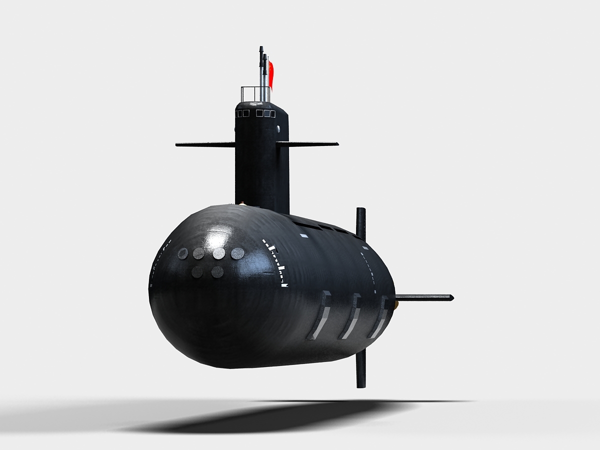 093型核潜艇3d模型