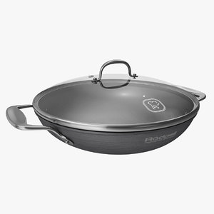 3d model of wok pan