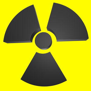 radiation symbol 3d max