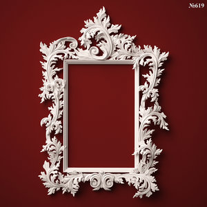 3ds mirror frame stl cnc