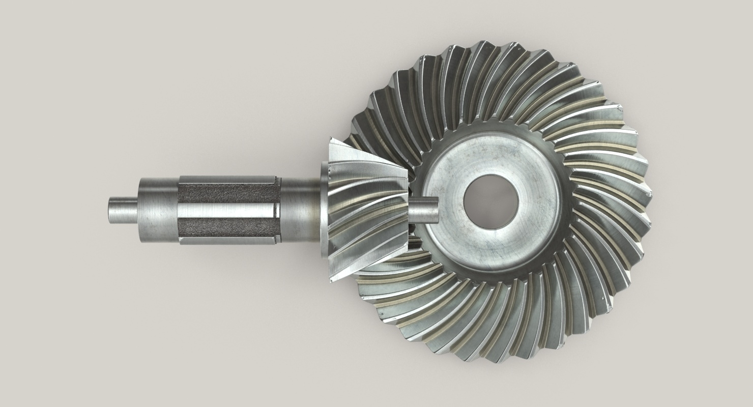 spiral bevel gear 3d model