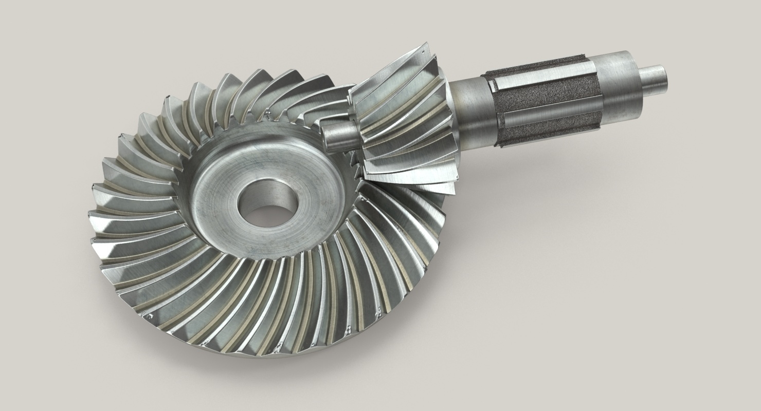 spiral bevel gear 3d model