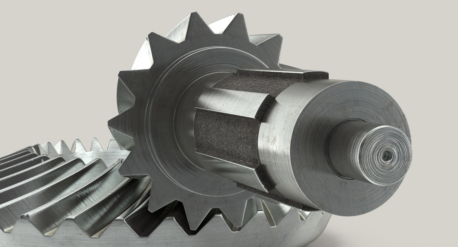 spiral bevel gear 3d model