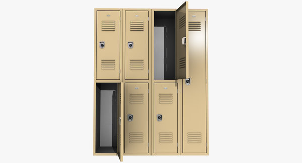 school lockers 3d ma