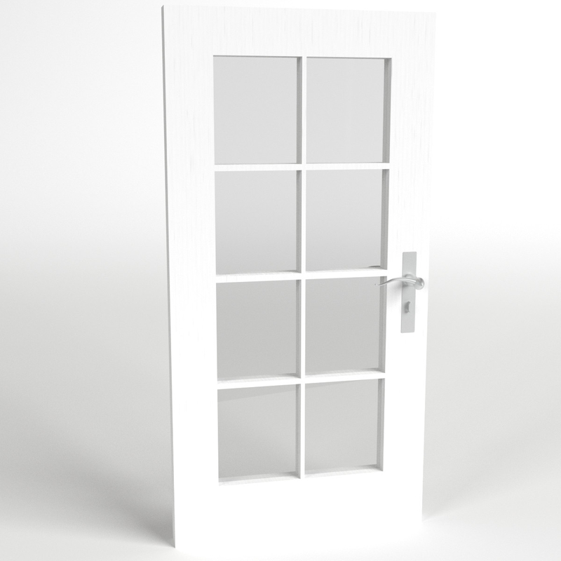 glass door 3d model