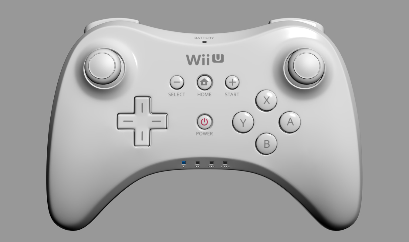 wii u pro controller 3d max