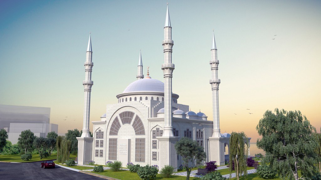 mosque 3d max
