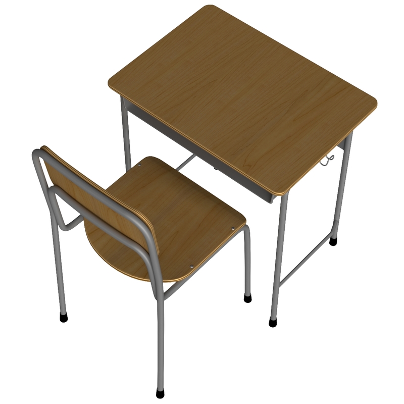 school japanese desk obj