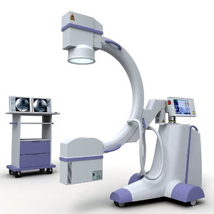 c-arm x-ray machine 3d model