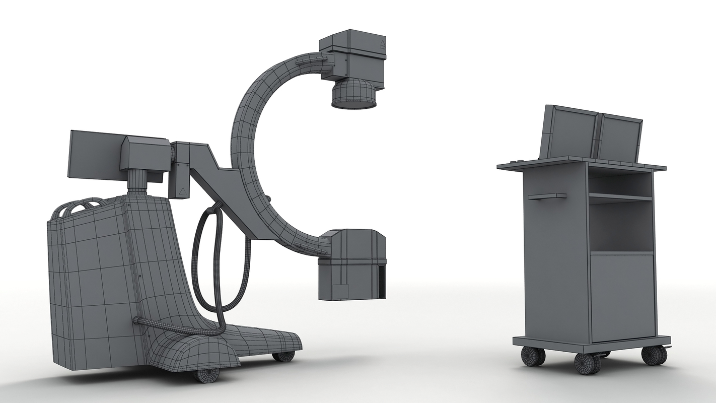 carm xray machine 3d model