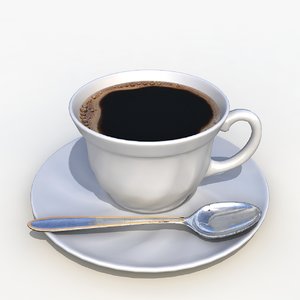 coffee cup 3d max
