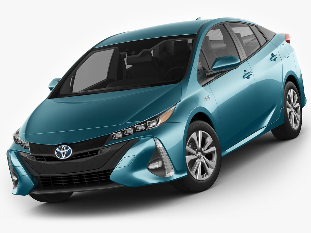 toyota prius prime 3d model