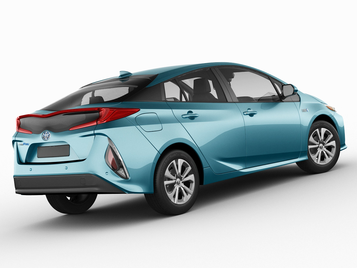 toyota prius prime 3d model