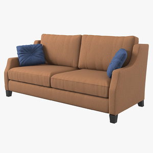 3d model estetica vegas sofa