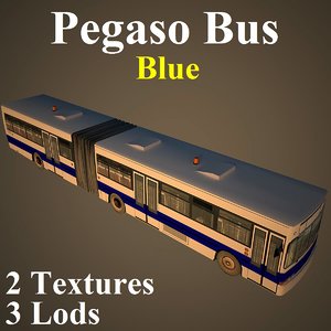 pegaso bus blue blu max